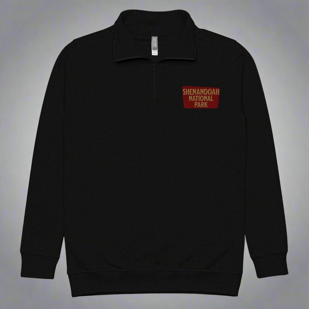 Shenandoah National Park 1/4 Zip Fleece Pullover - Parks Apparel