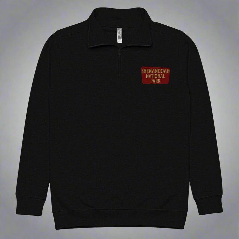 Shenandoah National Park 1/4 Zip Fleece Pullover - Parks Apparel
