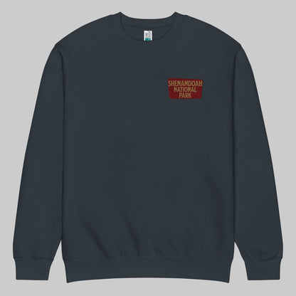 Shenandoah National Park crewneck sweatshirt alternate apparel color or product angle