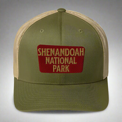 Shenandoah National Park embroidered trucker hat alternate product view