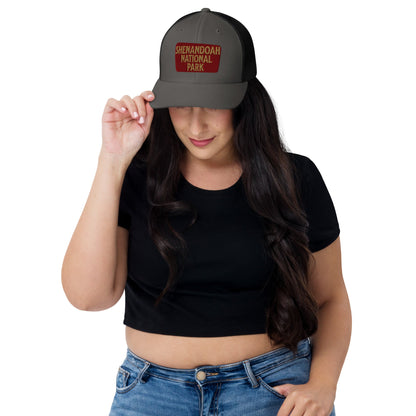 Shenandoah National Park embroidered trucker hat alternate product view