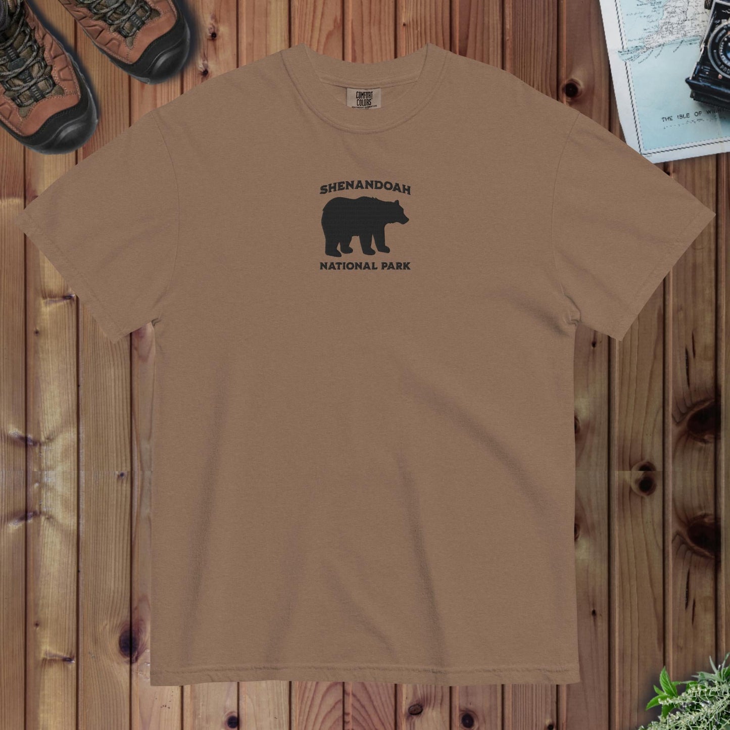 Shenandoah National Park premium embroidered t-shirt detail or alternate product view