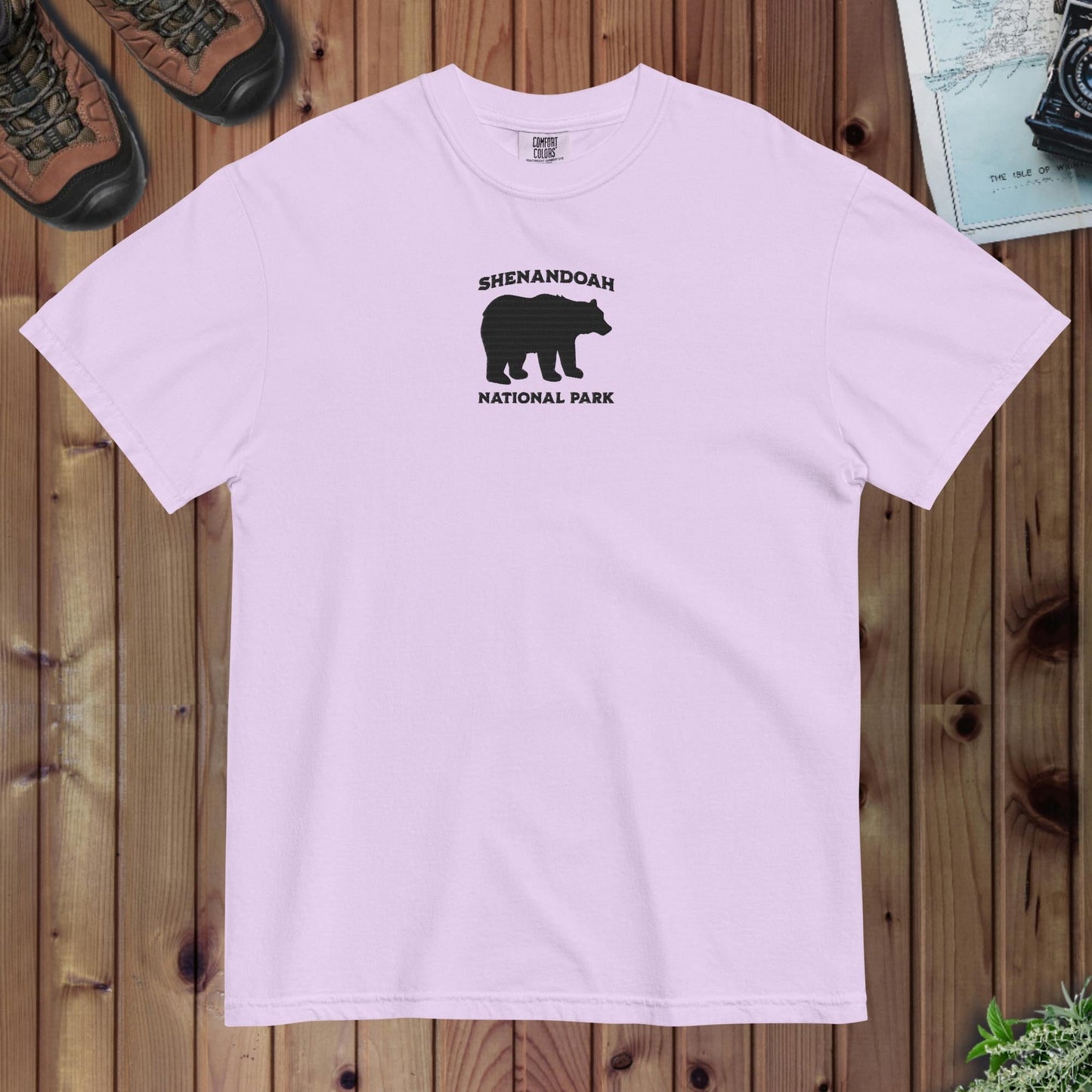 Shenandoah National Park premium embroidered t-shirt detail or alternate product view
