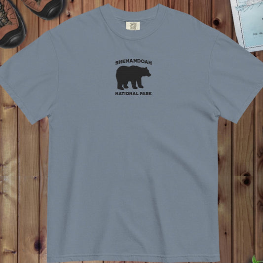 Shenandoah National Park premium embroidered t-shirt primary product view