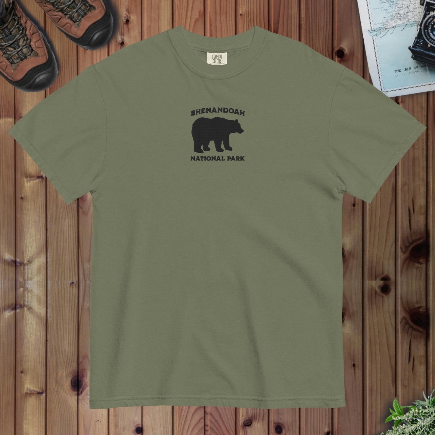 Shenandoah National Park premium embroidered t-shirt detail or alternate product view