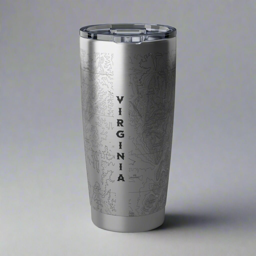 Shenandoah National Park topographic insulated 20 oz tumbler alternate product view