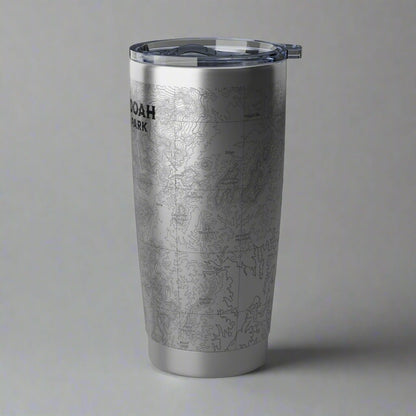 Shenandoah National Park topographic insulated 20 oz tumbler alternate product view