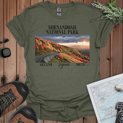 Shenandoah Skyline Drive National Park T-Shirt - Parks ApparelT-Shirt