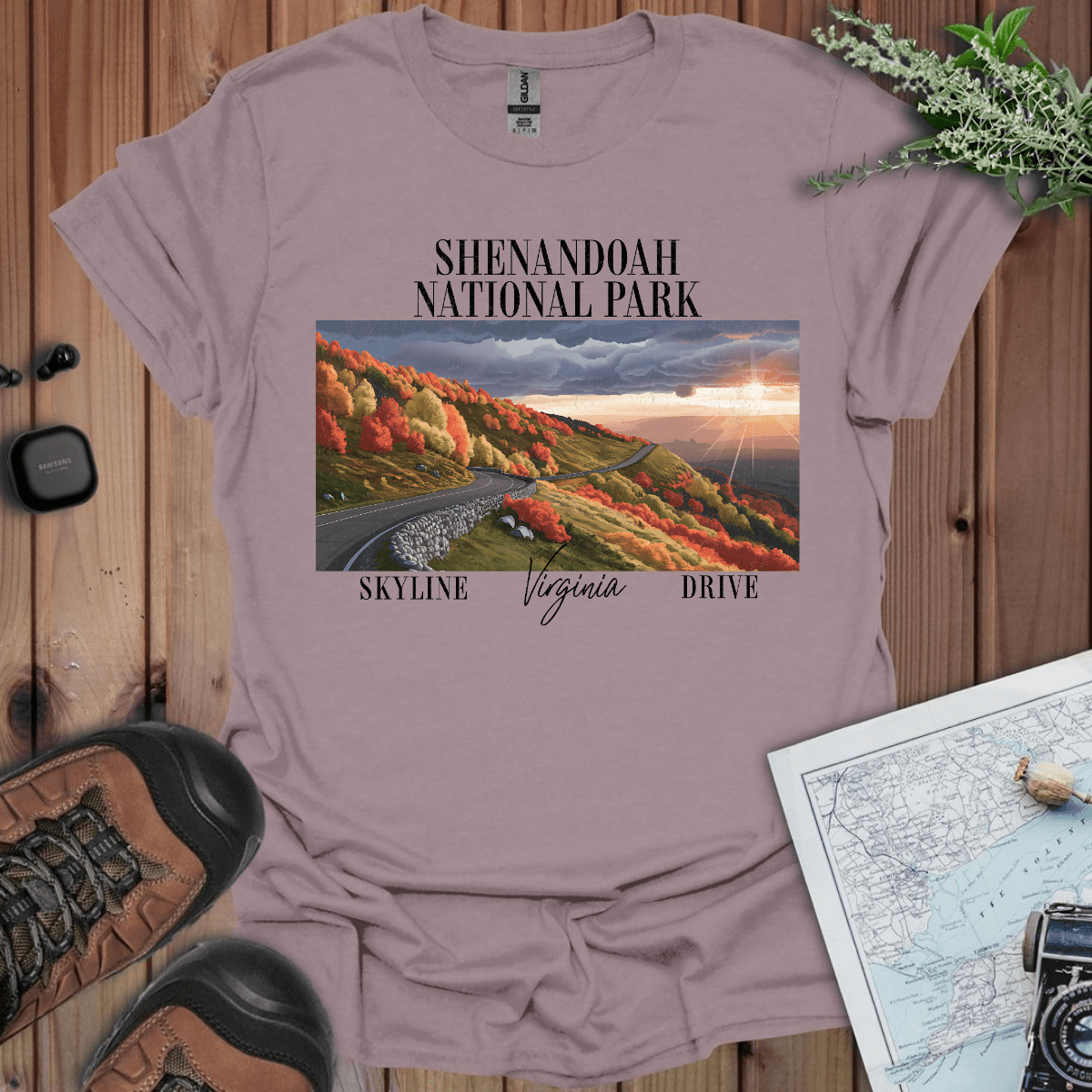 Shenandoah Skyline Drive National Park T-Shirt - Parks ApparelT-Shirt
