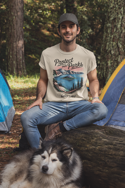 Protect Our Parks Crater Lake Unisex T-Shirt T-Shirt Printify