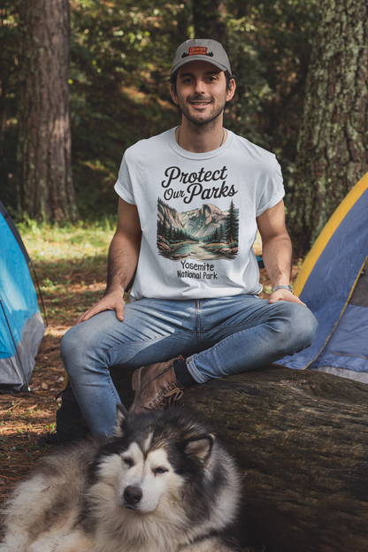 Protect Our Parks Yosemite Half Dome Unisex T-Shirt T-Shirt Printify