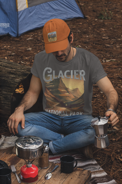 Glacier National Park Unisex T-Shirt Going to the Sun Road T-Shirt Printify
