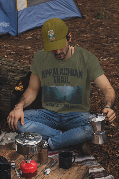 Appalachian Trail 14 States 2200 Miles Unisex T-Shirt T-Shirt Printify