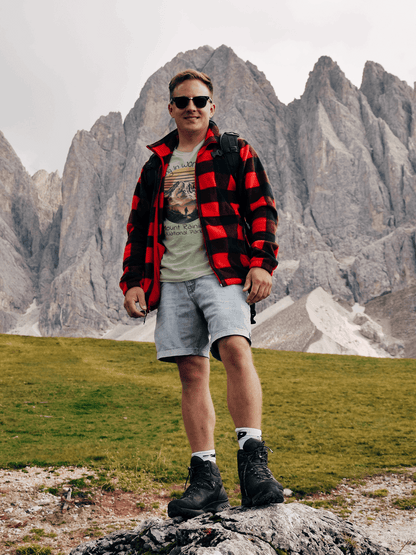 Walking In Wonderland Mount Rainier National Park Unisex Fit Soft T-Shirt T-Shirt Printify