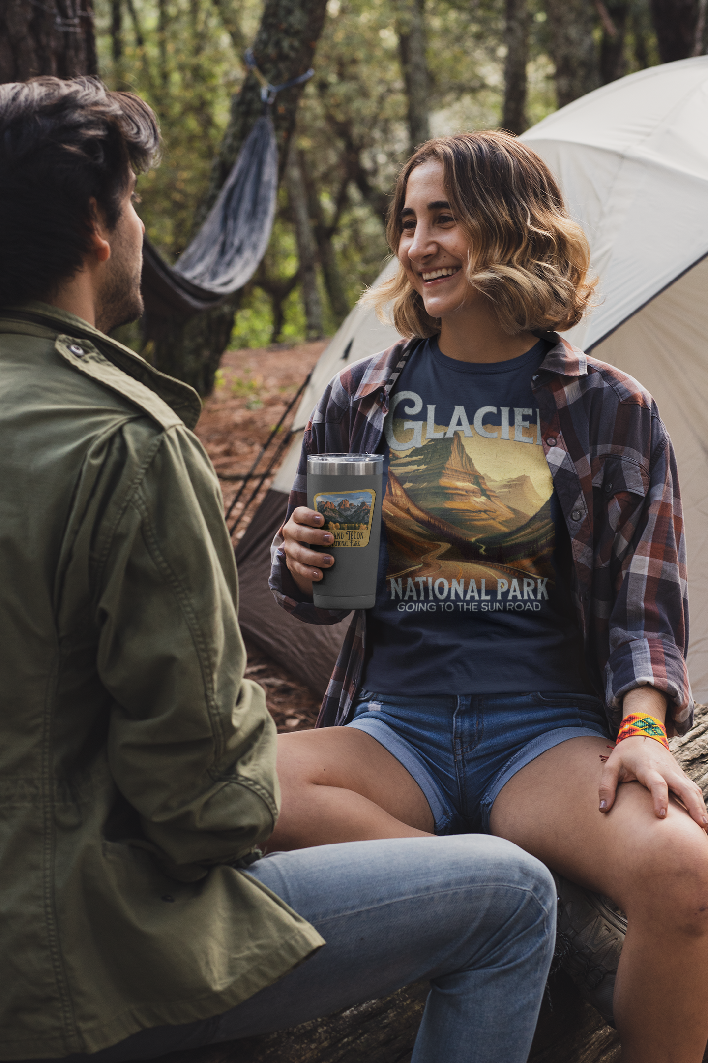 Glacier National Park Unisex T-Shirt Going to the Sun Road T-Shirt Printify
