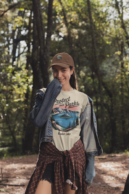 Protect Our Parks Crater Lake Unisex T-Shirt T-Shirt Printify