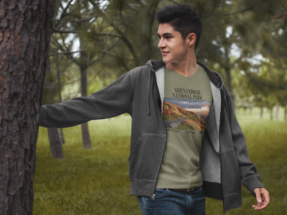 Shenandoah Skyline Drive National Park Unisex T-Shirt T-Shirt Printify