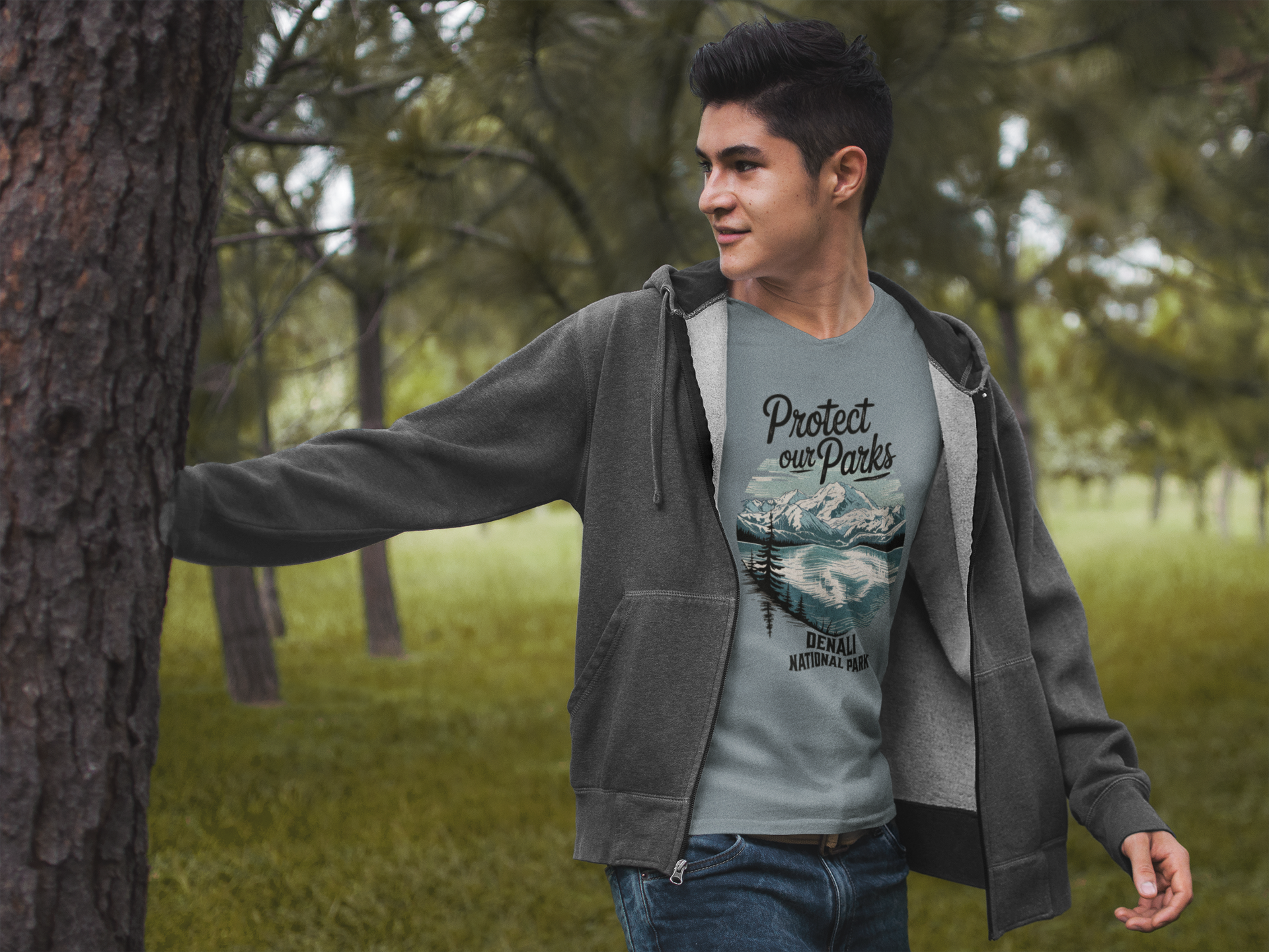 Protect Our Parks Denali Unisex T-Shirt T-Shirt Printify