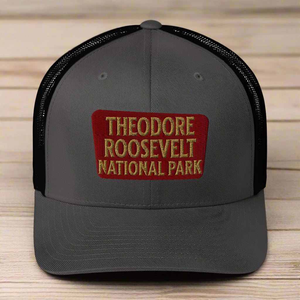 Theodore Roosevelt National Park embroidered trucker hat primary product view