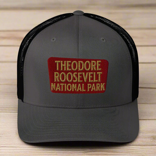 Theodore Roosevelt National Park embroidered trucker hat primary product view