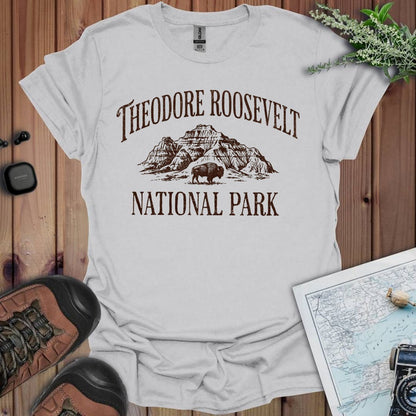 Theodore Roosevelt National Park graphic t-shirt alternate apparel color or product angle