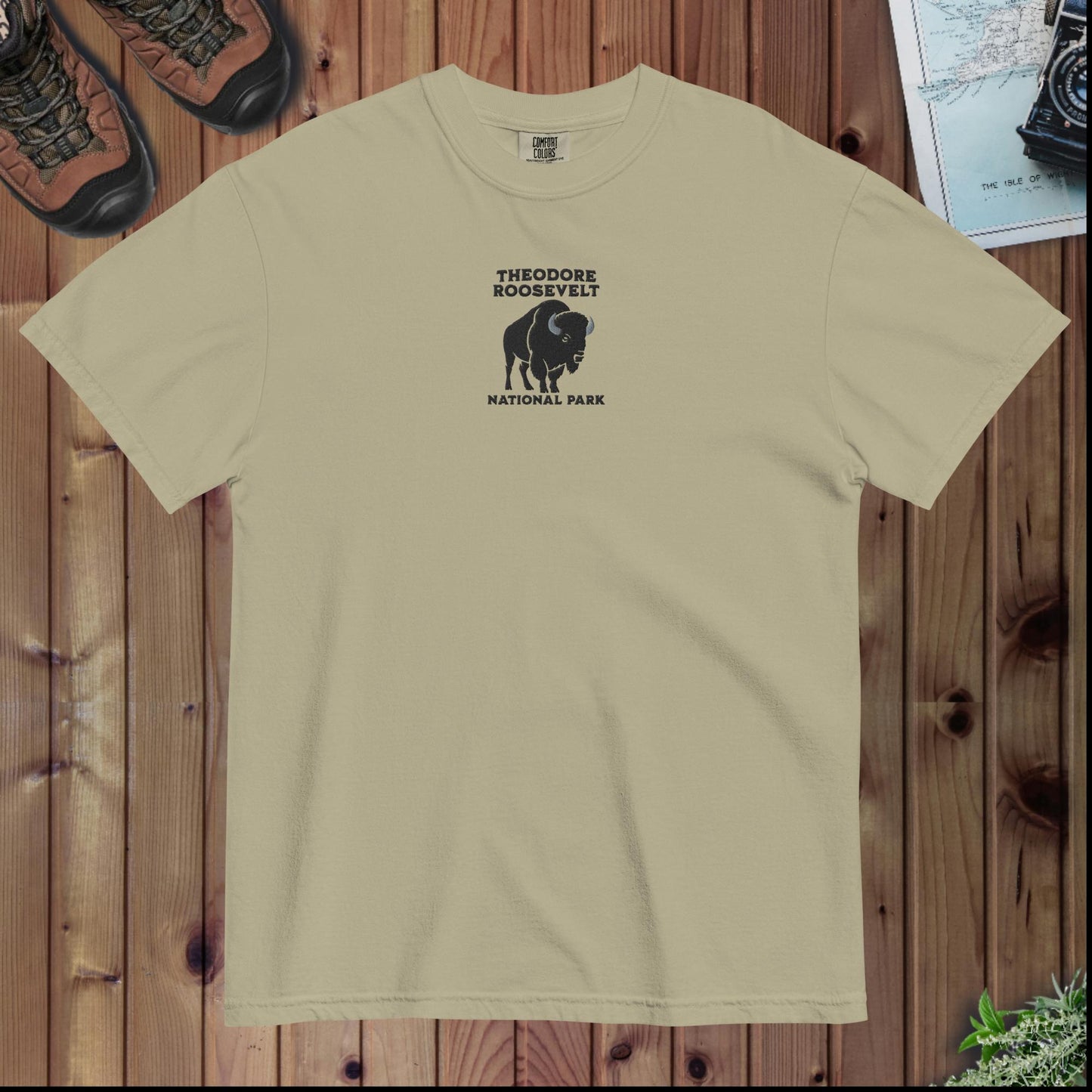 Theodore Roosevelt National Park Premium Embroidered T-shirt - Parks ApparelT-Shirt