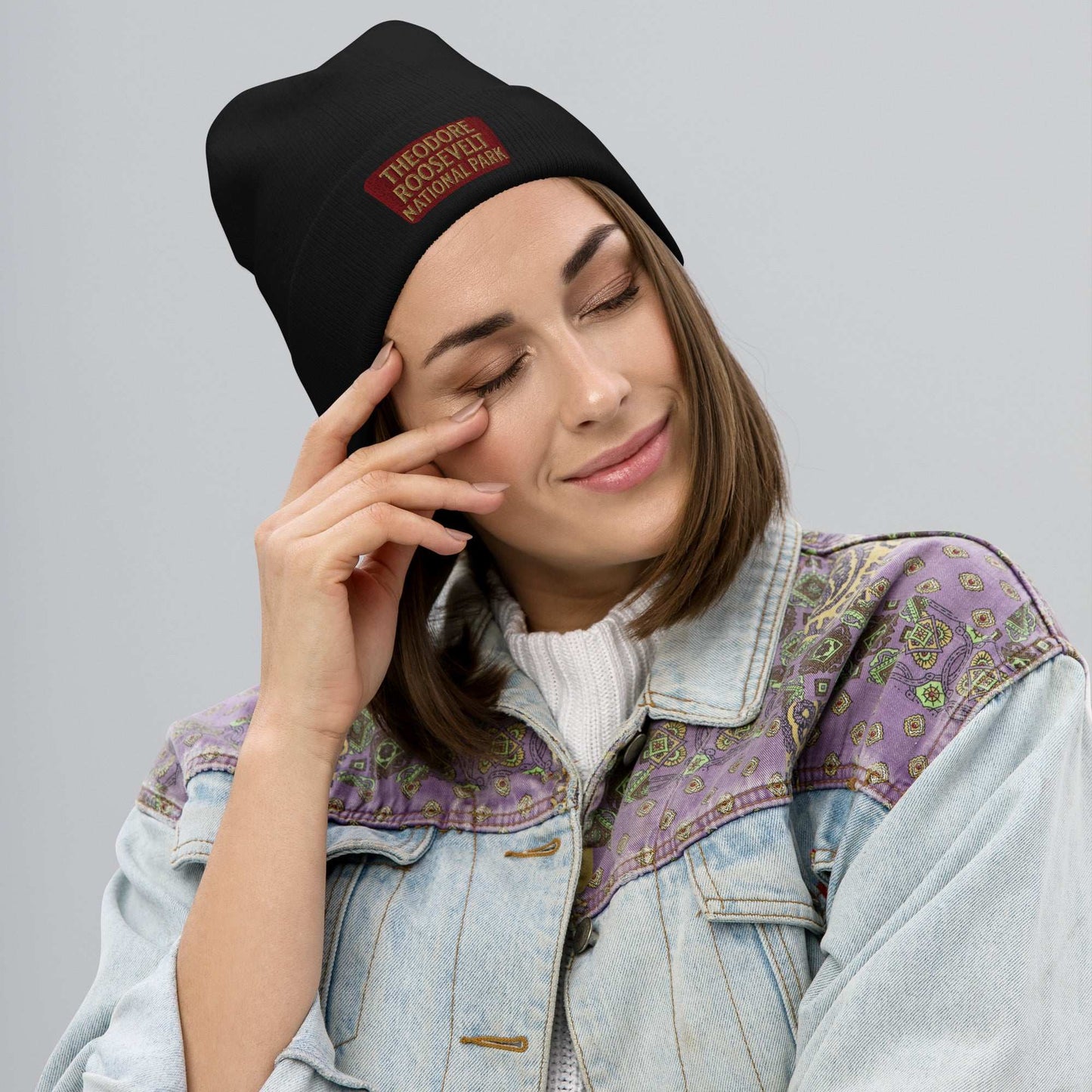 Theodore Roosevelt NP Embroidered Beanie - Parks Apparel