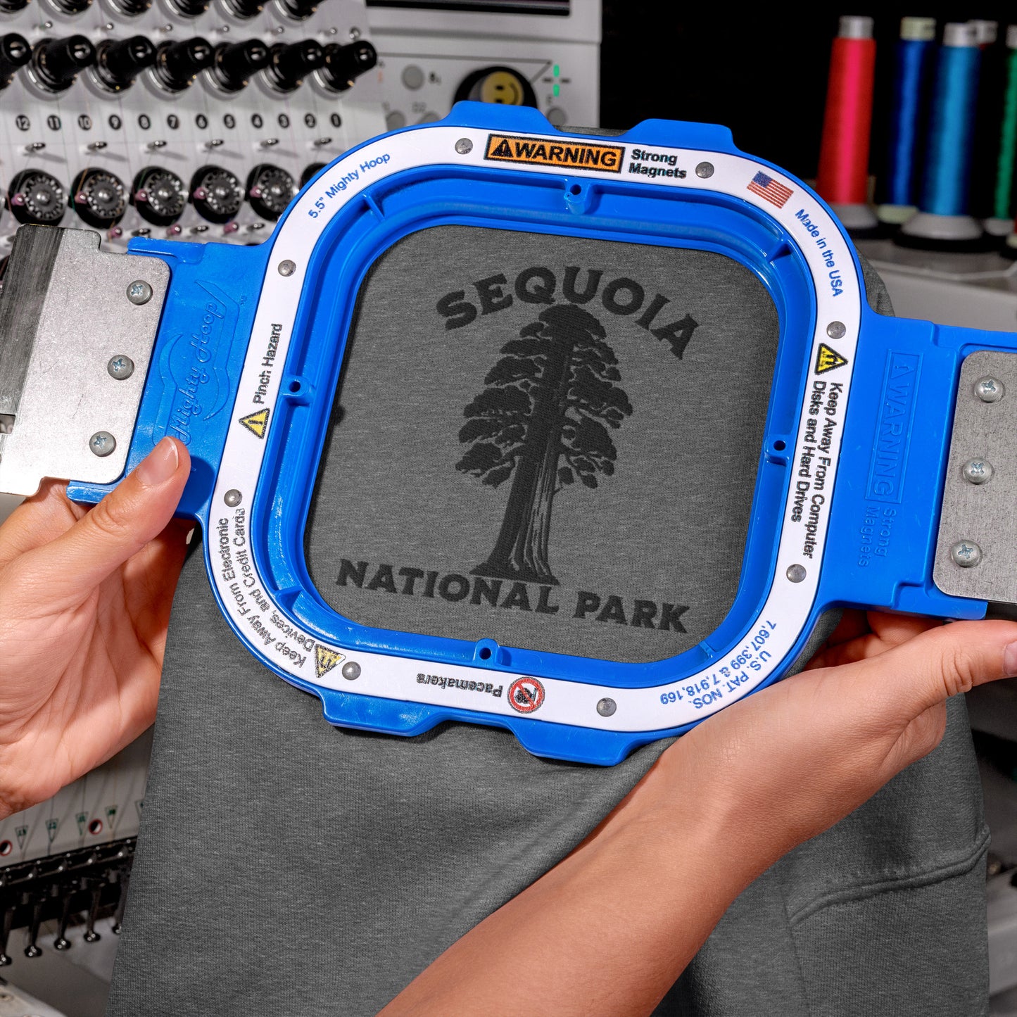 Sequoia National Park Embroidered Tree Sweatshirt