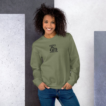 Yosemite Half Dome Embroidered Crewneck Sweatshirt