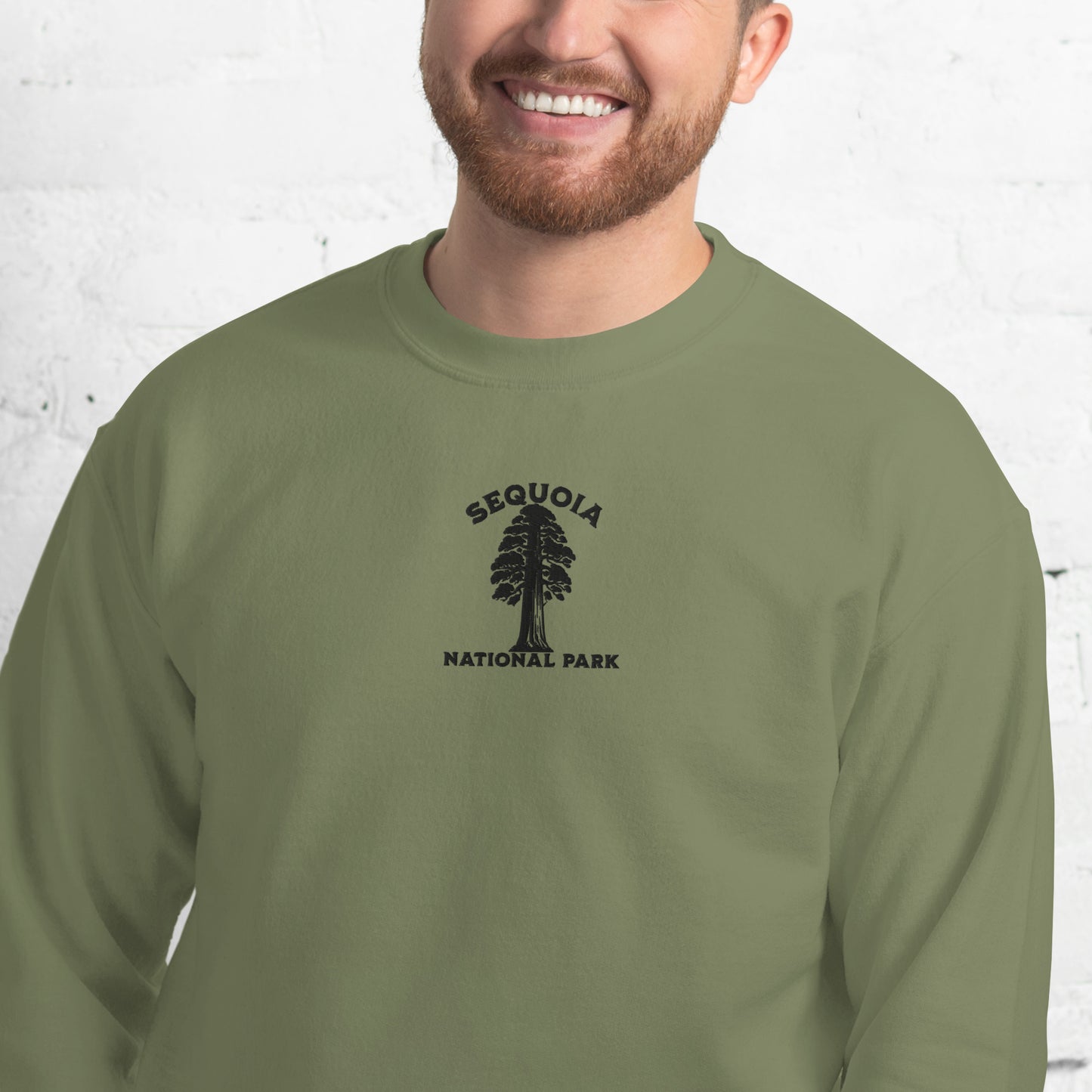Sequoia National Park Embroidered Tree Sweatshirt