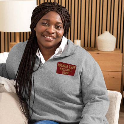 Joshua Tree National Park 1/4 Zip Fleece Pullover Sweater Park Service Apparel