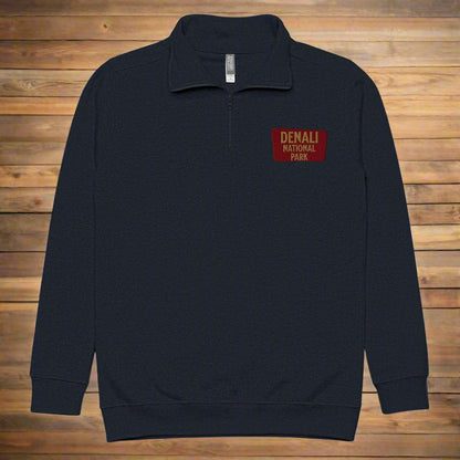 Denali National Park 1/4 Zip Fleece Pullover Park Service Apparel Navy S