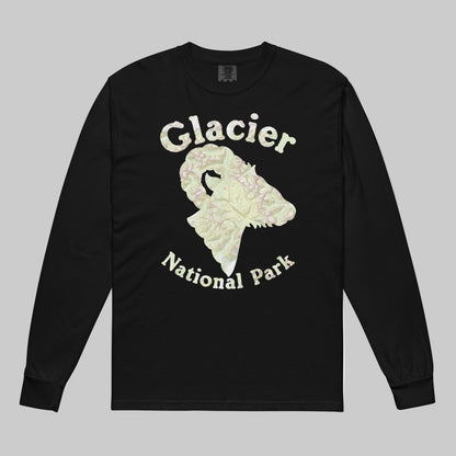 Glacier Ram Long Sleeve Heavyweight Topo Tee T-Shirt Park Service Apparel Black S