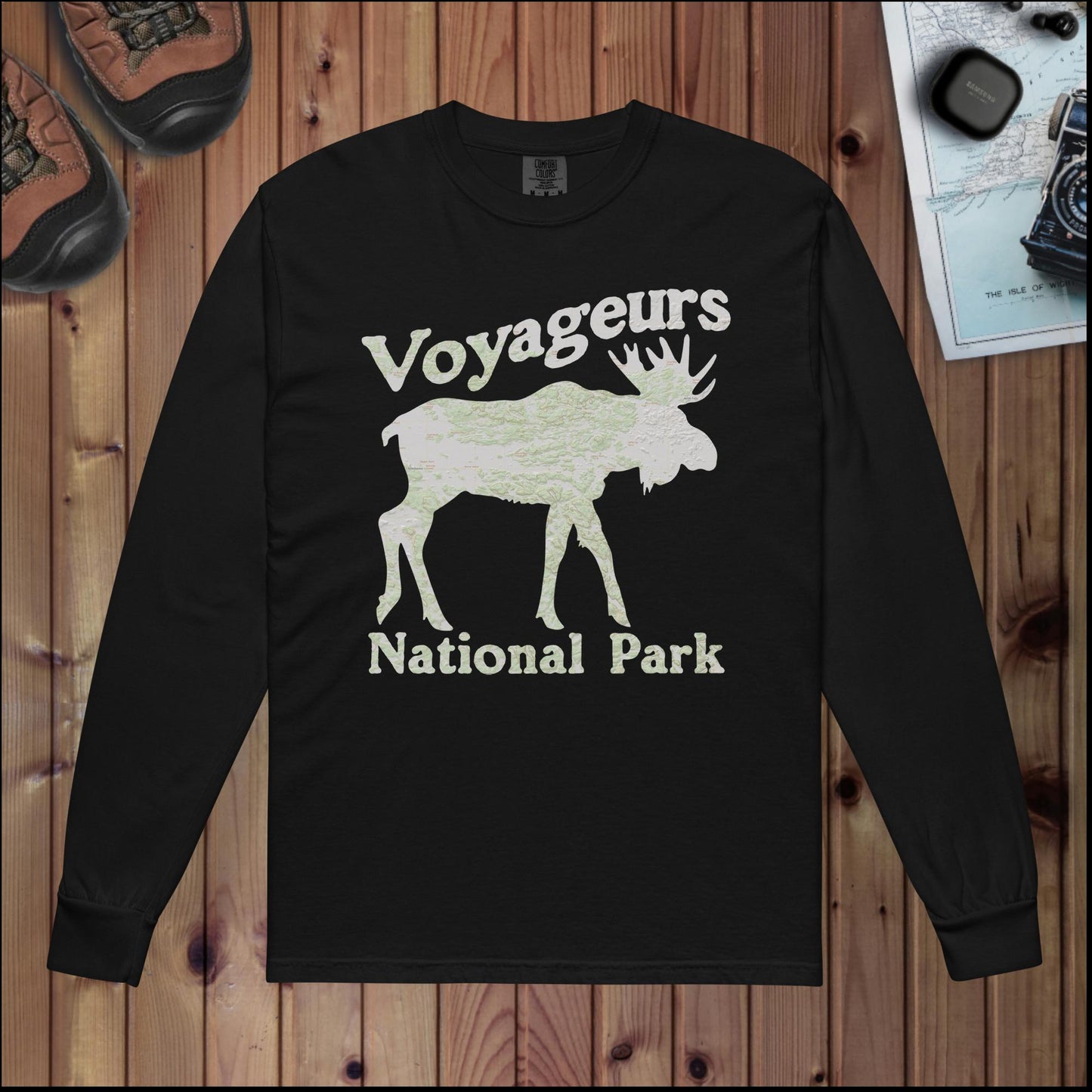 Voyageurs Heavyweight Long Sleeve Topo Tee Long-sleeve Park Service Apparel Black S
