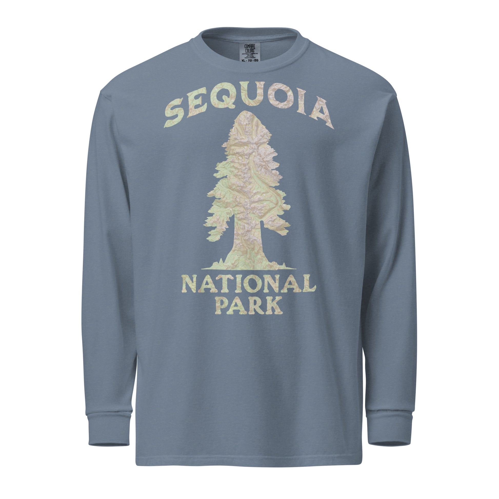 Sequoia Tree Heavyweight Long Sleeve Topo Tee Long-sleeve Park Service Apparel