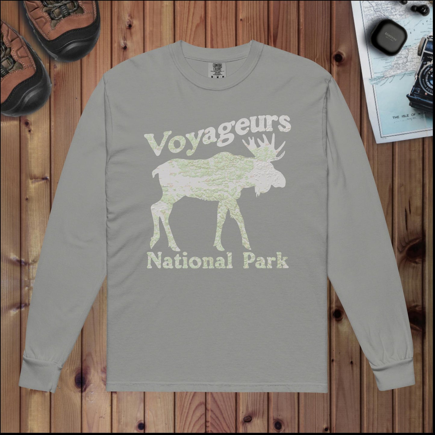 Voyageurs Heavyweight Long Sleeve Topo Tee Long-sleeve Park Service Apparel Grey S