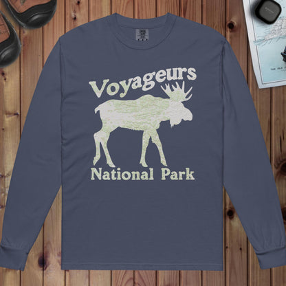 Voyageurs Heavyweight Long Sleeve Topo Tee Long-sleeve Park Service Apparel Navy S