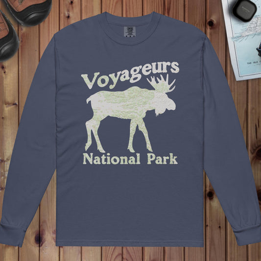 Voyageurs Heavyweight Long Sleeve Topo Tee Long-sleeve Park Service Apparel Navy S
