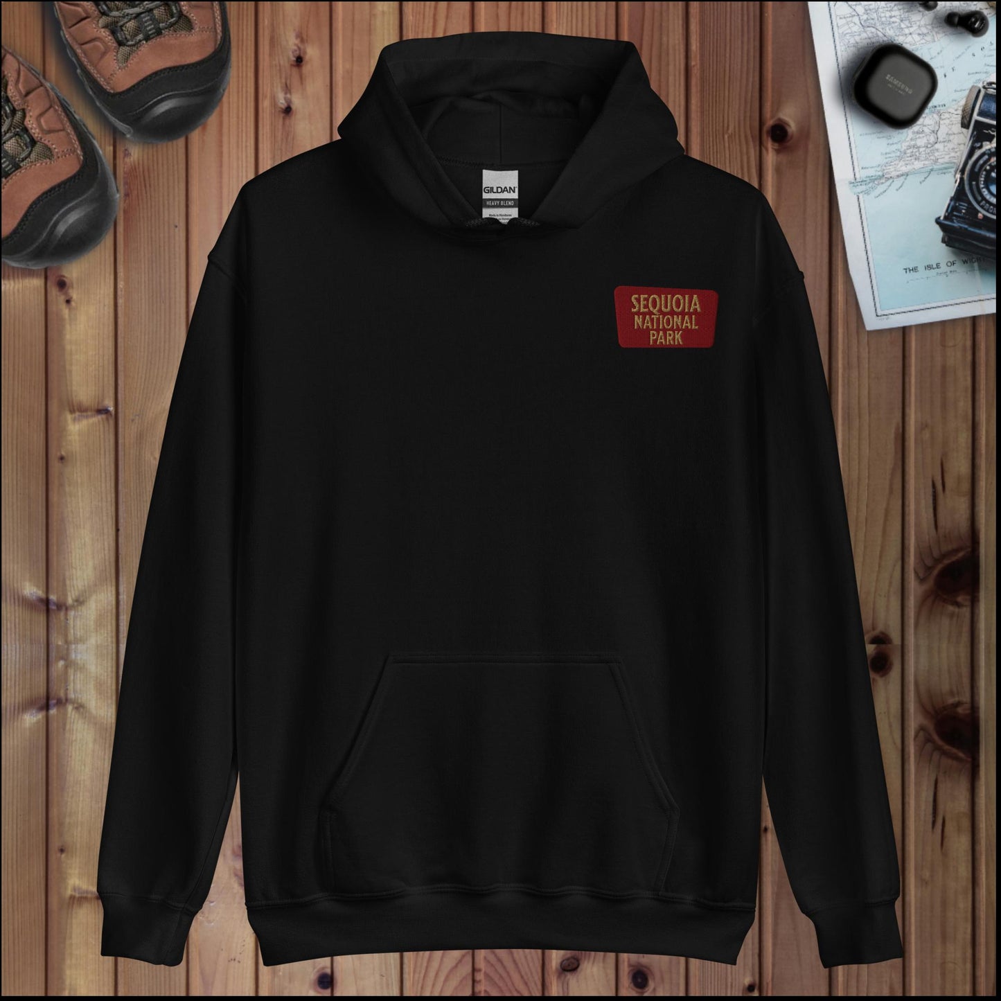 Sequoia National Park Hoodie Hoodie Park Service Apparel Black S