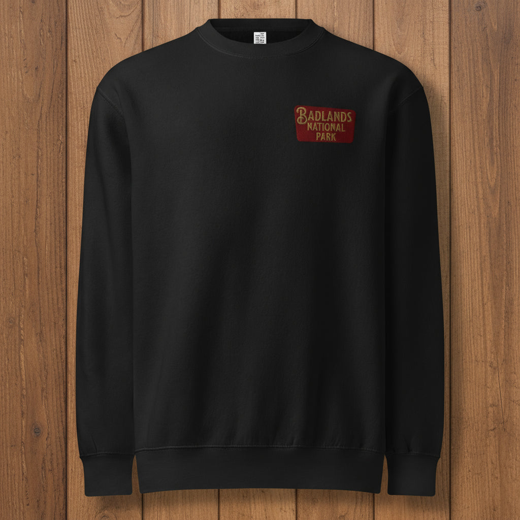 Badlands National Park Sweatshirt Sweatshirt Park Service Apparel Black S