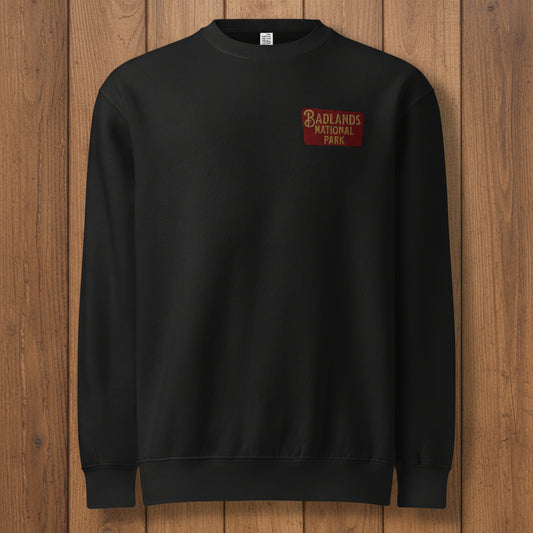 Badlands National Park Sweatshirt Sweatshirt Park Service Apparel Black S