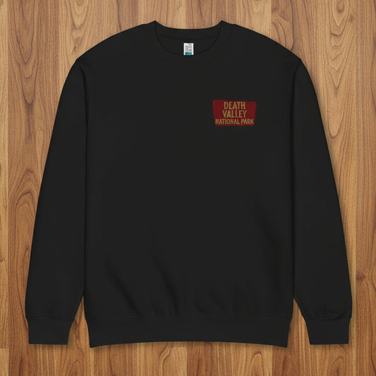 Death Valley National Park Crewneck Sweatshirt Sweatshirt Park Service Apparel Black S