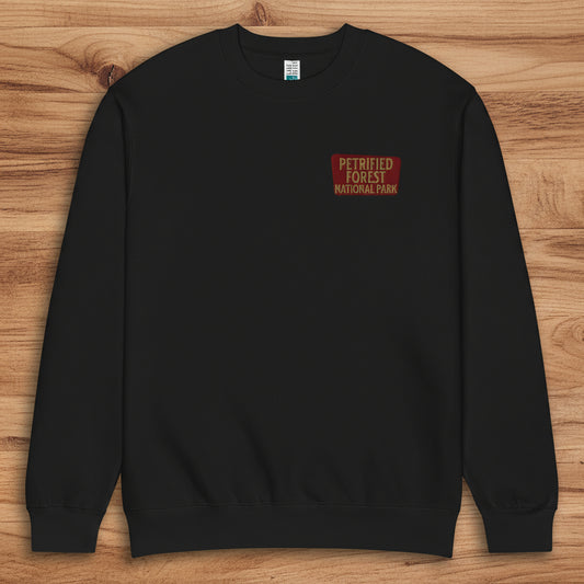 Petrified Forest National Park Crewneck Sweatshirt Sweatshirt Park Service Apparel Black S