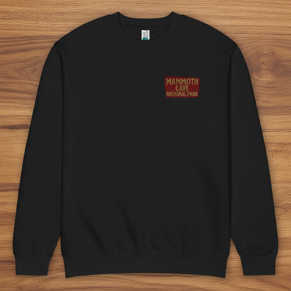 Mammoth Cave National Park Crewneck Sweatshirt Sweatshirt Park Service Apparel Black S
