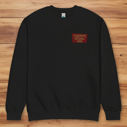 Yosemite National Park Crewneck Sweatshirt Sweatshirt Park Service Apparel Black S