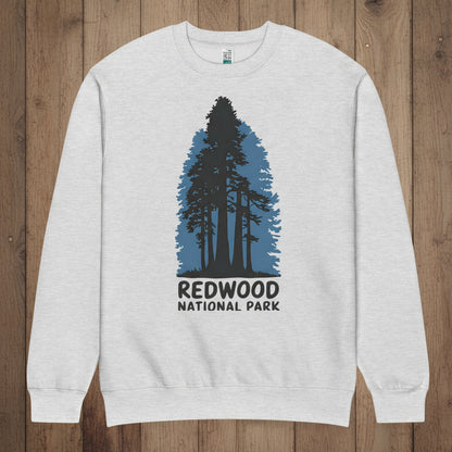 Redwood Crewneck Sweatshirt Sweater Park Service Apparel Heather Grey S