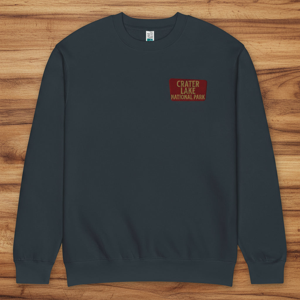Crater Lake National Park Crewneck Sweatshirt Sweatshirt Park Service Apparel Navy S