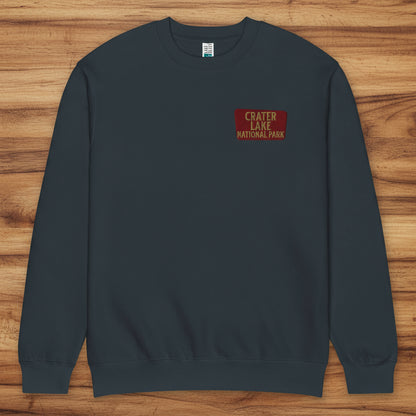 Crater Lake National Park Crewneck Sweatshirt Sweatshirt Park Service Apparel Navy S