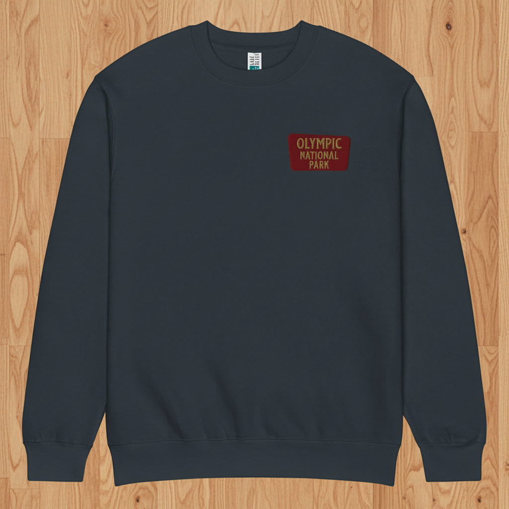 Olympic National Park Crewneck Sweatshirt Sweatshirt Park Service Apparel Navy S
