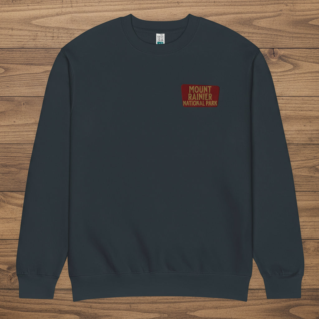 Mount Rainier National Park Crewneck Sweatshirt Sweatshirt Park Service Apparel Navy S